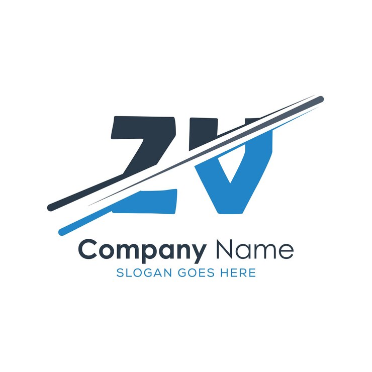 Vector logotipo inicial del monograma con diseño de estilo de letra
