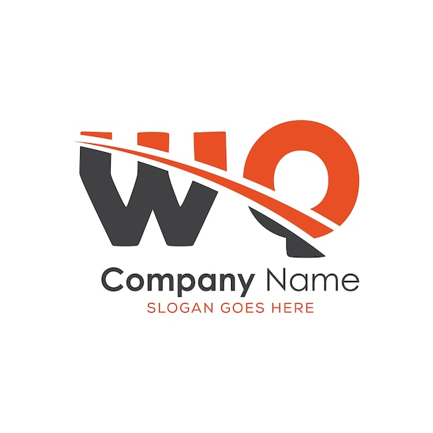 logotipo inicial del monograma con diseño de estilo de letra