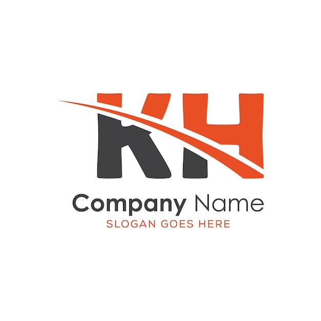 logotipo inicial del monograma con diseño de estilo de letra