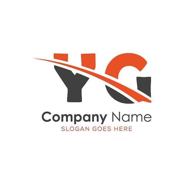 logotipo inicial del monograma con diseño de estilo de letra