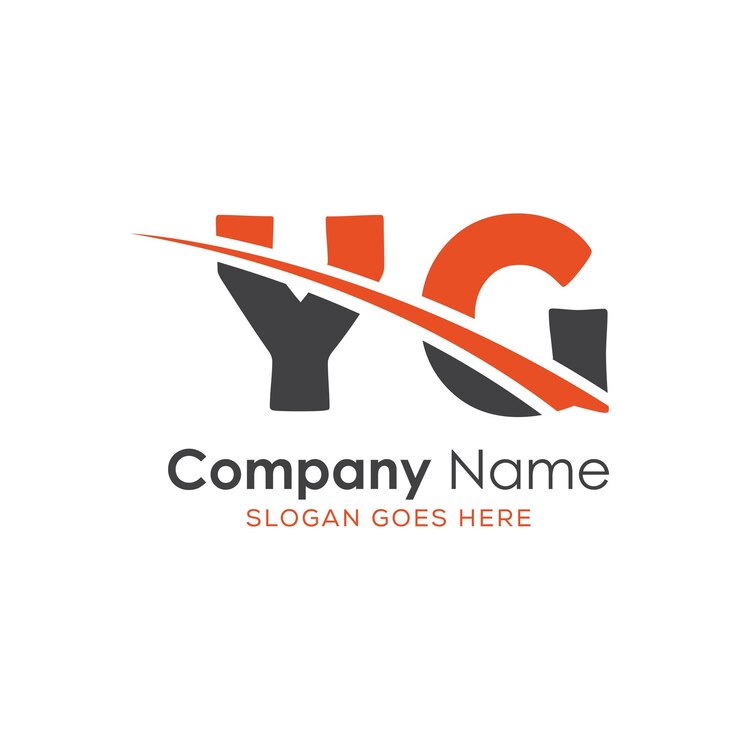Vector logotipo inicial del monograma con diseño de estilo de letra
