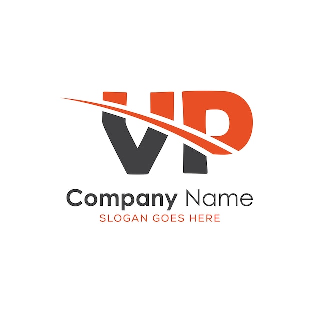 logotipo inicial del monograma con diseño de estilo de letra