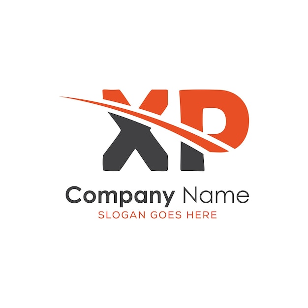 logotipo inicial del monograma con diseño de estilo de letra