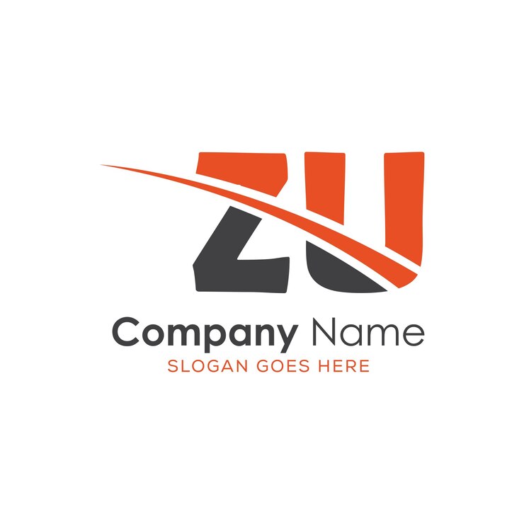 Vector logotipo inicial del monograma con diseño de estilo de letra