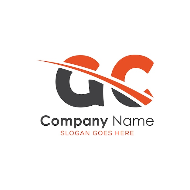 logotipo inicial del monograma con diseño de estilo de letra