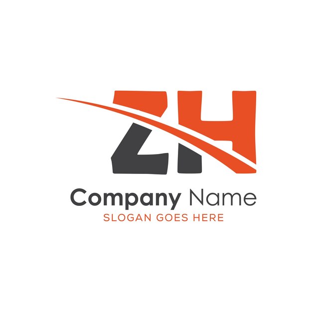 logotipo inicial del monograma con diseño de estilo de letra