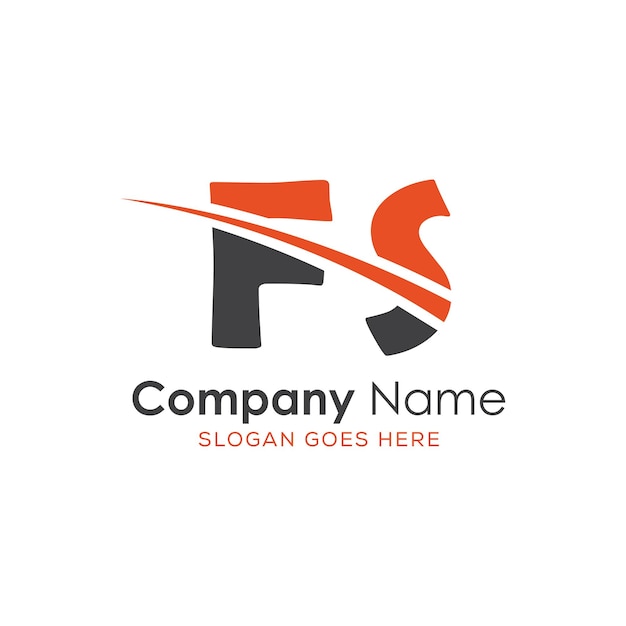 logotipo inicial del monograma con diseño de estilo de letra