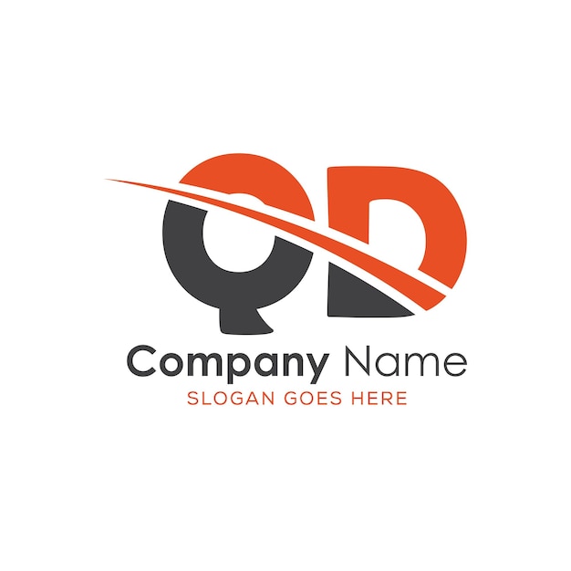 logotipo inicial del monograma con diseño de estilo de letra