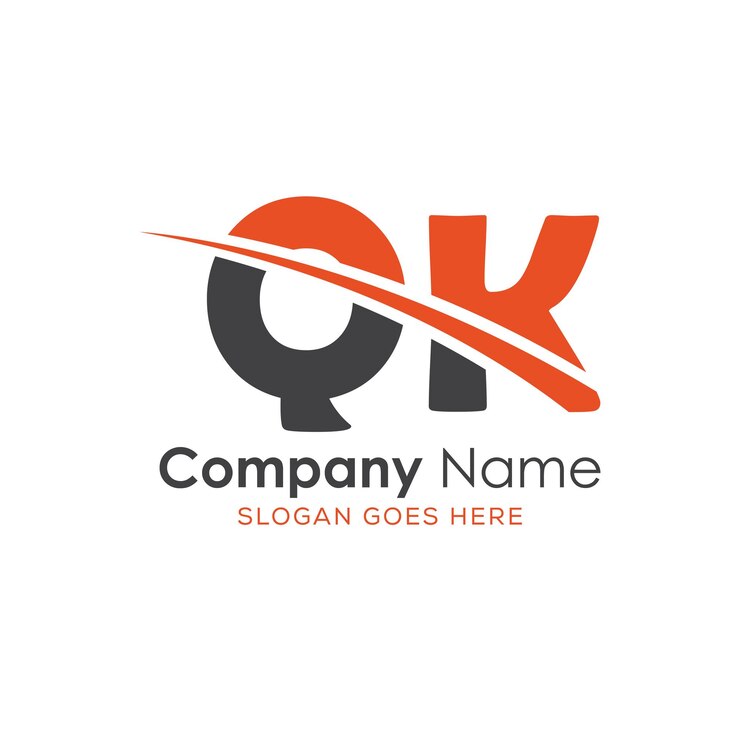 Vector logotipo inicial del monograma con diseño de estilo de letra