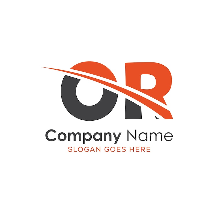 Vector logotipo inicial del monograma con diseño de estilo de letra