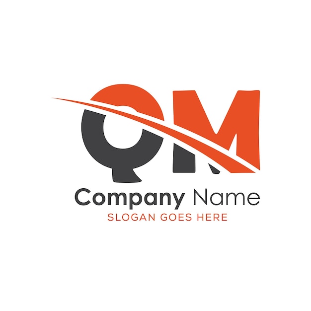 logotipo inicial del monograma con diseño de estilo de letra