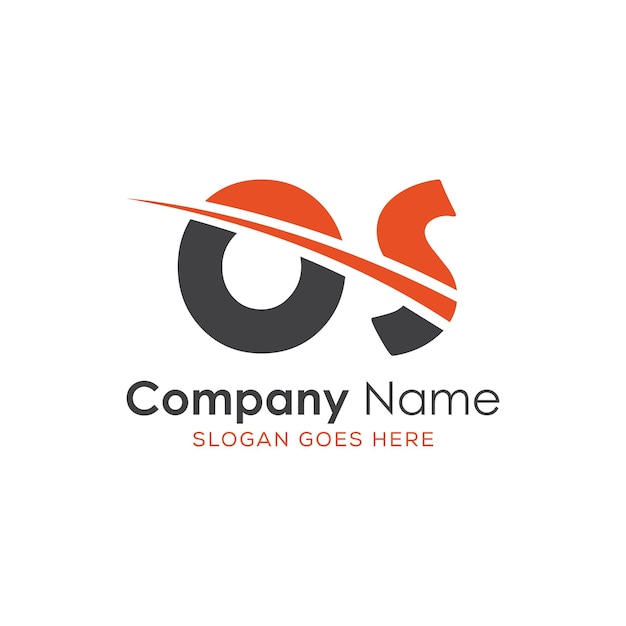 logotipo inicial del monograma con diseño de estilo de letra