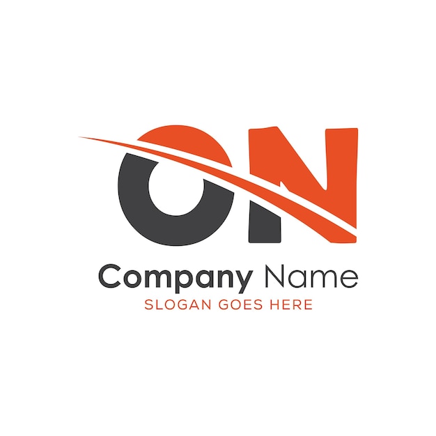 logotipo inicial del monograma con diseño de estilo de letra