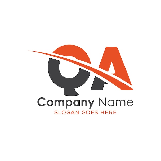 logotipo inicial del monograma con diseño de estilo de letra