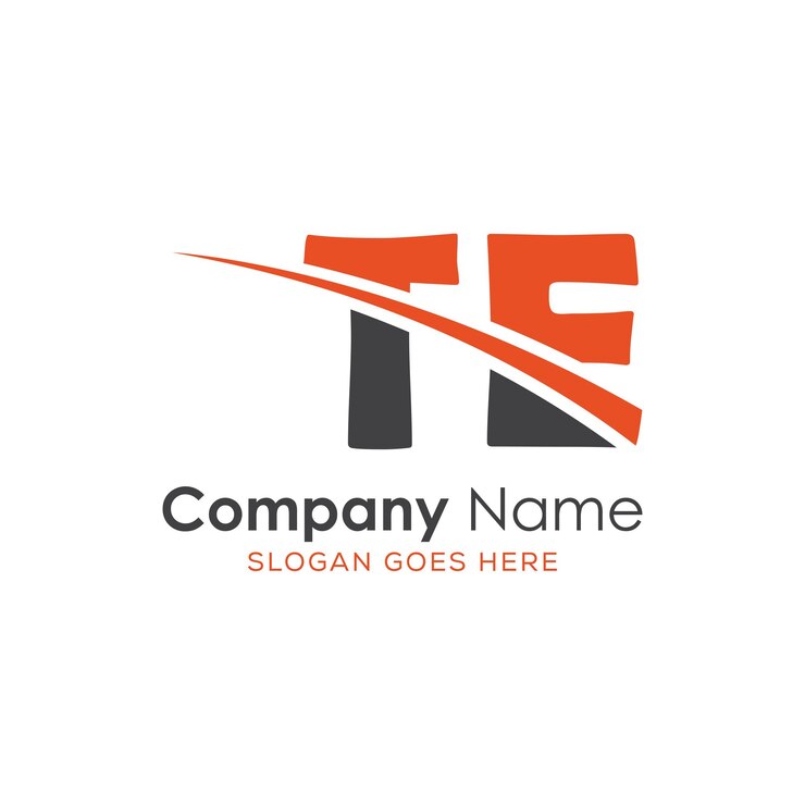 Vector logotipo inicial del monograma con diseño de estilo de letra