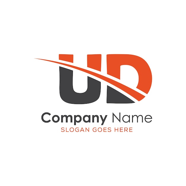 logotipo inicial del monograma con diseño de estilo de letra