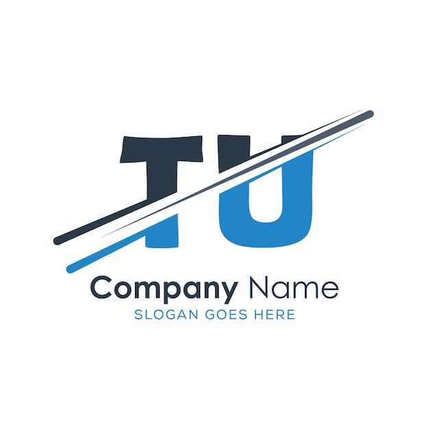 logotipo inicial del monograma con diseño de estilo de letra
