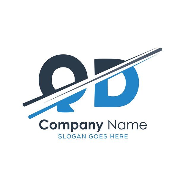 logotipo inicial del monograma con diseño de estilo de letra