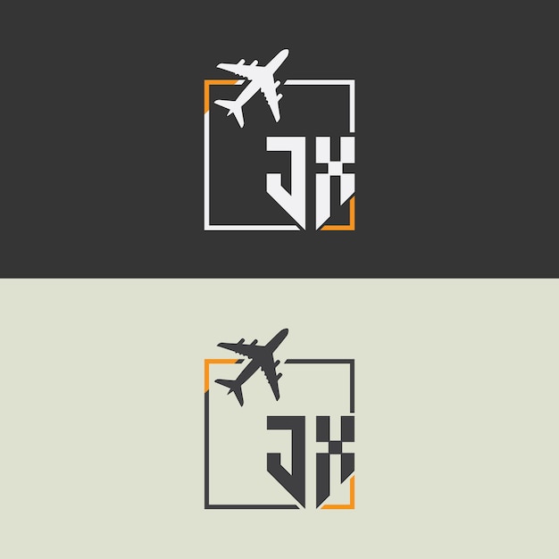 Logotipo inicial de monograma de JR con diseño de estilo cuadrado