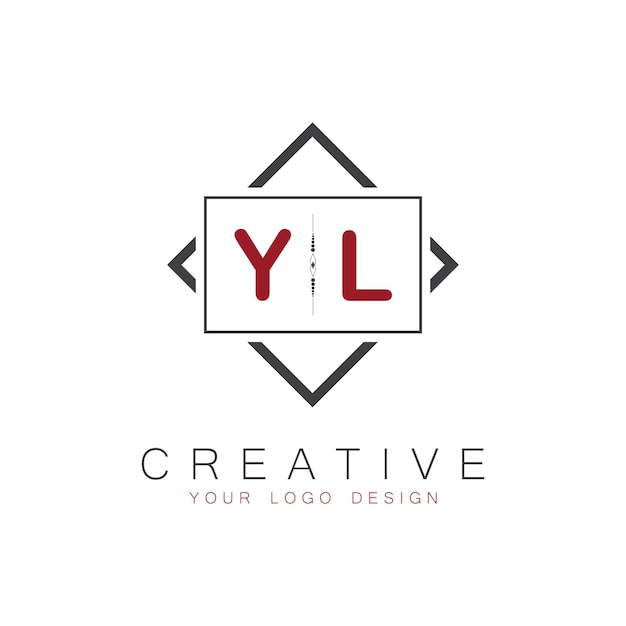 Logotipo inicial de monograma TL con diseño creativo de estilo cuadrado