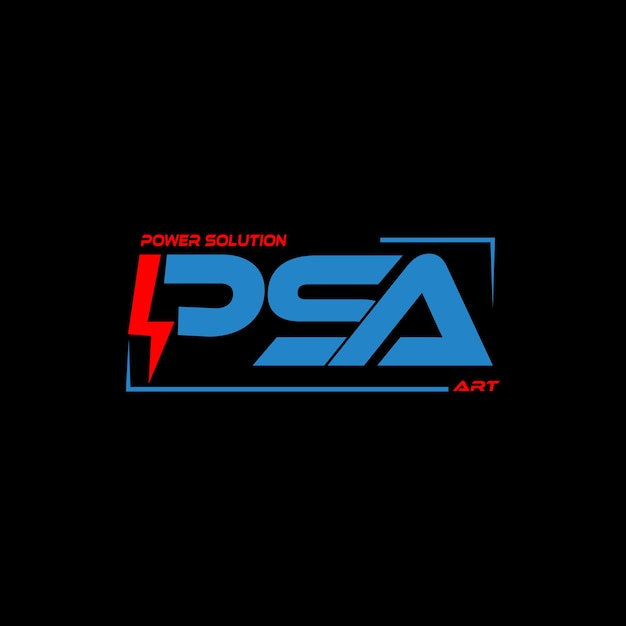 El logotipo inicial de PSA