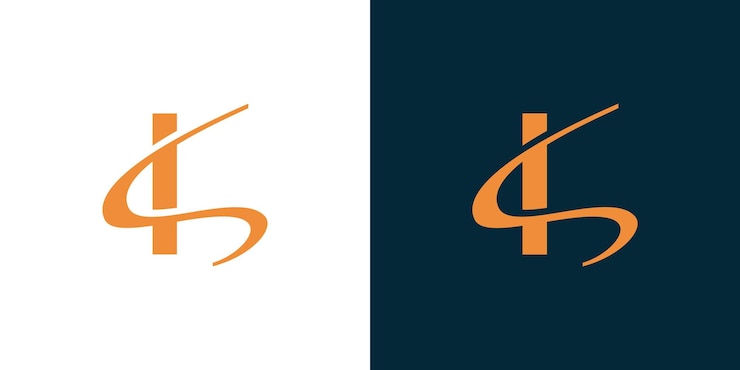 Vector logotipo de las iniciales k y s logotipo de combinación k y s logotipo simple k s