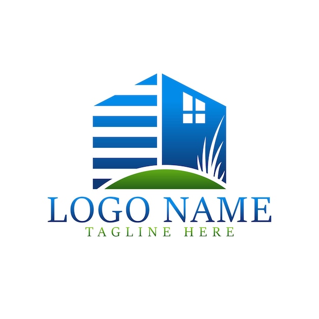 Logotipo inmobiliario logo casa logo vector logo