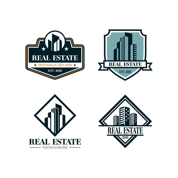 logotipo inmobiliario logotipo de construcción