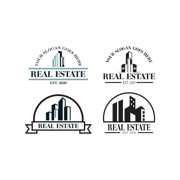 logotipo inmobiliario logotipo de construcción