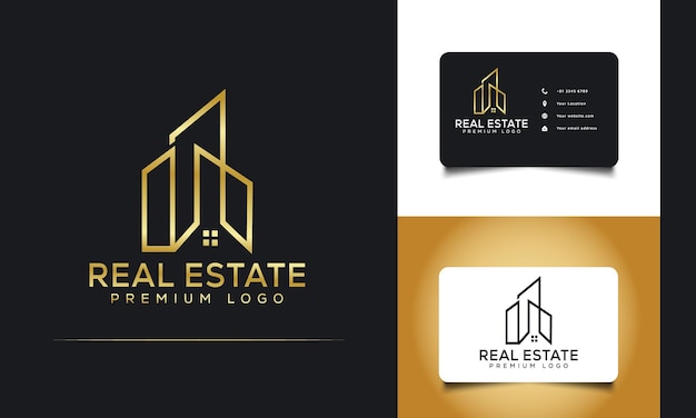 Logotipo inmobiliario Logotipo de construcciones Logotipo de edificio Logotipo de apartamento Logotipo de propiedad Arquitectura