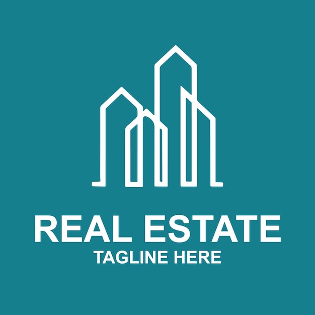 logotipo inmobiliario y logotipo de la empresa