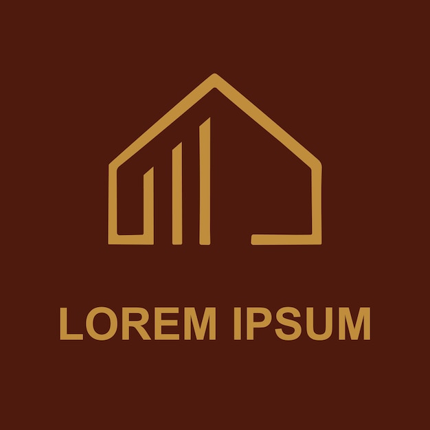 logotipo inmobiliario y logotipo de la empresa