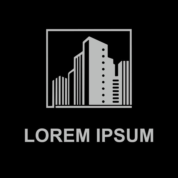 logotipo inmobiliario y logotipo de la empresa