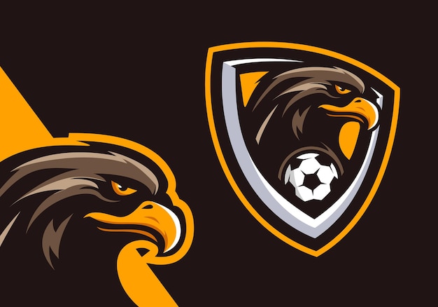 Logotipo de la insignia del águila de fútbol