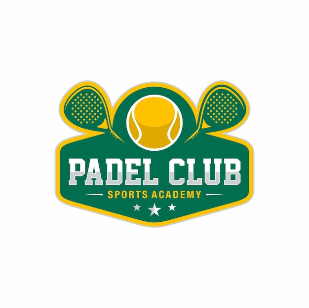 Logotipo de la insignia de Padell en un estilo minimalista moderno