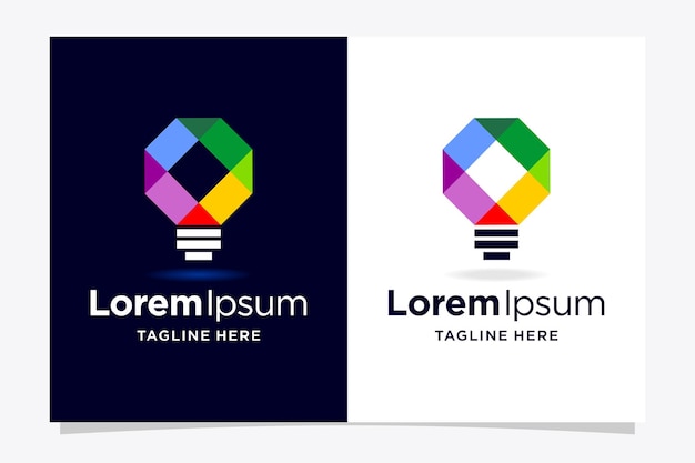 Logotipo inteligente con concepto de color degradado