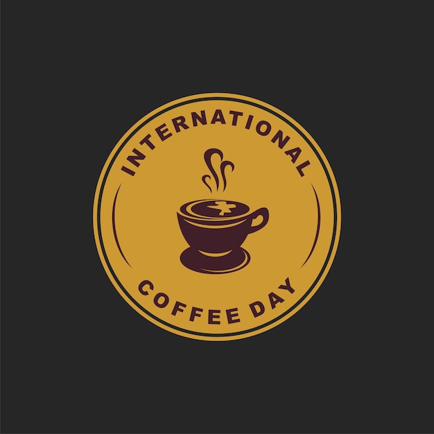 logotipo internacional del día del café