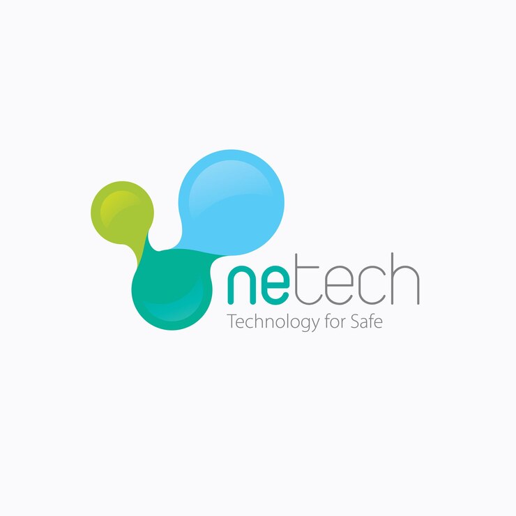 Vector logotipo de internet y tecnología digital