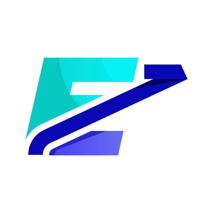 Vector logotipo de inversión del alfabeto e