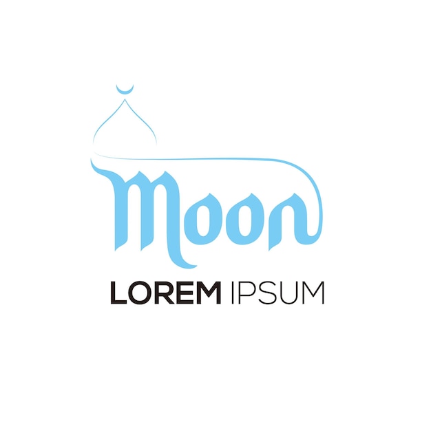 El logotipo islámico de la luna