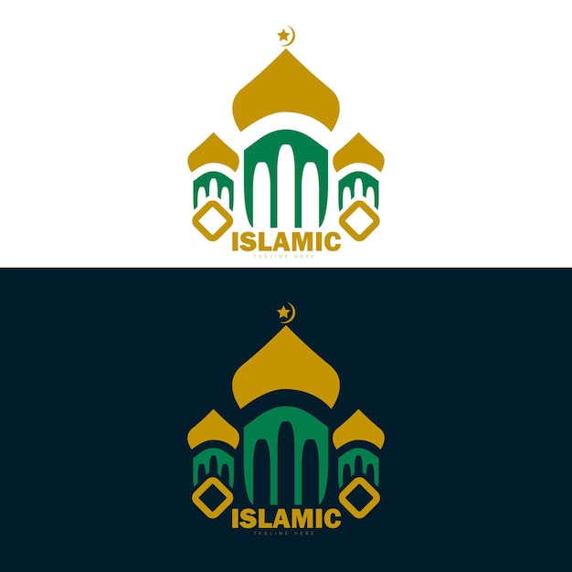 Vector logotipo islámico