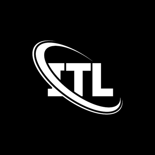 El logotipo de ITL, la letra ITL, el diseño del logotipo de la carta ITL, las iniciales, el logotipo ITL vinculado con un círculo y un monograma en mayúscula, la tipografía ITL para el negocio tecnológico y la marca inmobiliaria.