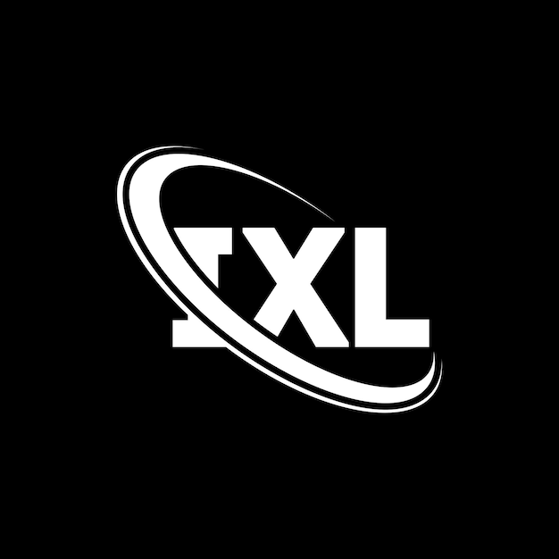 Logotipo IXL Diseño del logotipo de la letra IXL Iniciales El logotipo IXL vinculado con círculo y monograma en mayúscula El logotipografía IXL para negocios tecnológicos y marca inmobiliaria