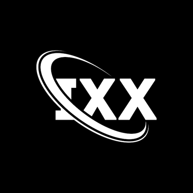 Logotipo IXX Diseño del logotipo de la letra IXX Iniciales Logotipo IXx vinculado con círculo y monograma en mayúsculas Logotipo IX X tipografía para negocios tecnológicos y marca inmobiliaria
