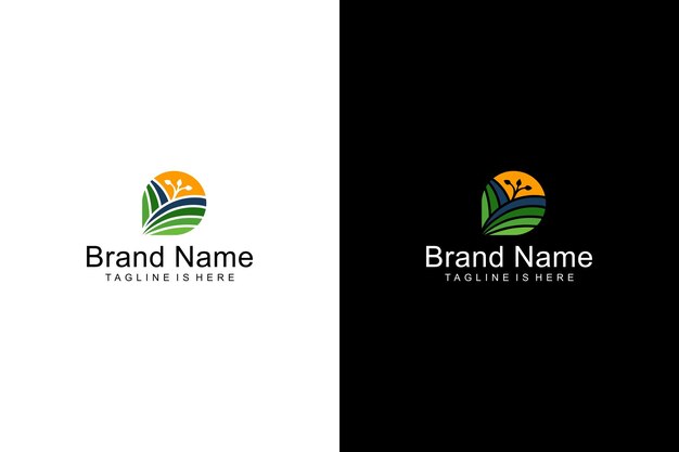 logotipo del jardín P
