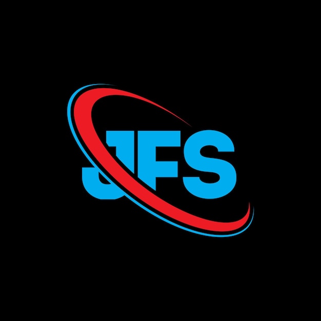Logotipo JFS JFS letra JFS letra diseño logotipo iniciales JFS logotipo vinculado con círculo y mayúscula monograma logotipo JFS tipografía para negocios de tecnología y marca inmobiliaria