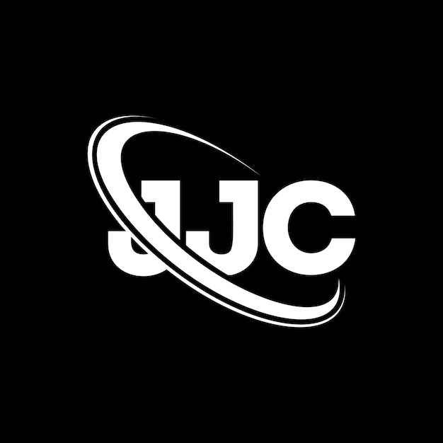 Logotipo de JJC JJC letra JJC logotipo de letra Iniciales Logotipo de jJC vinculado con círculo y mayúscula logotipo de monograma JJC tipografía para negocios de tecnología y marca inmobiliaria