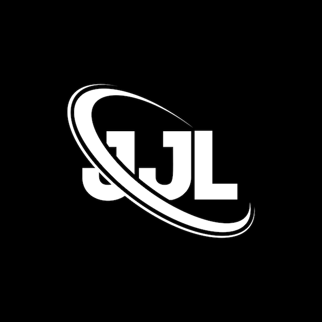Logotipo de JJL JJL letra JJL logotipo de letra Iniciales Logotipo JJL vinculado con círculo y mayúscula Logotipo de monograma JJL tipografía para negocios tecnológicos y marca inmobiliaria
