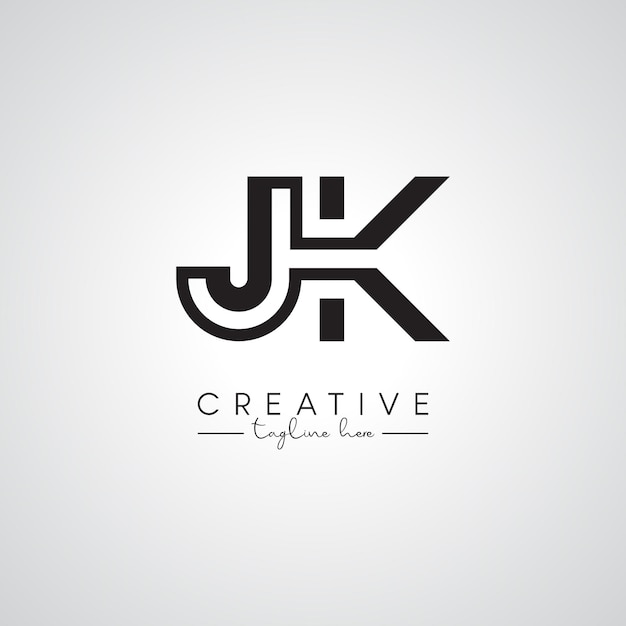 El logotipo de JK Creative Monogram