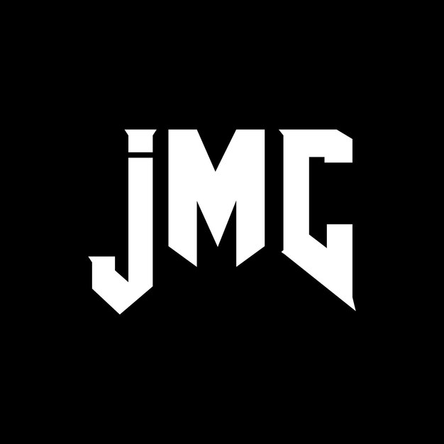 El logotipo de JMC es una combinación de colores en blanco y negro, un vector de JMC, un icono de JMC y una tipografía de JMC.